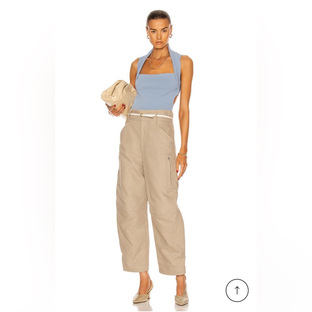 NWT NANUSHKA Naia Top in Dusty Blue